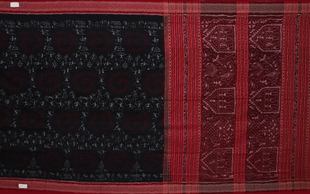 Handloom Sambalpuri Cotton Ikkat Saree Handloom Saree_Cotton Priyadarshini Handloom