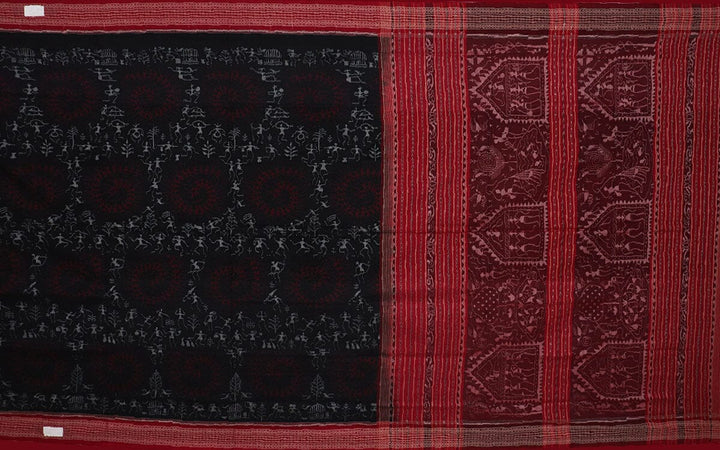 Handloom Sambalpuri Cotton Ikkat Saree Handloom Saree_Cotton Priyadarshini Handloom