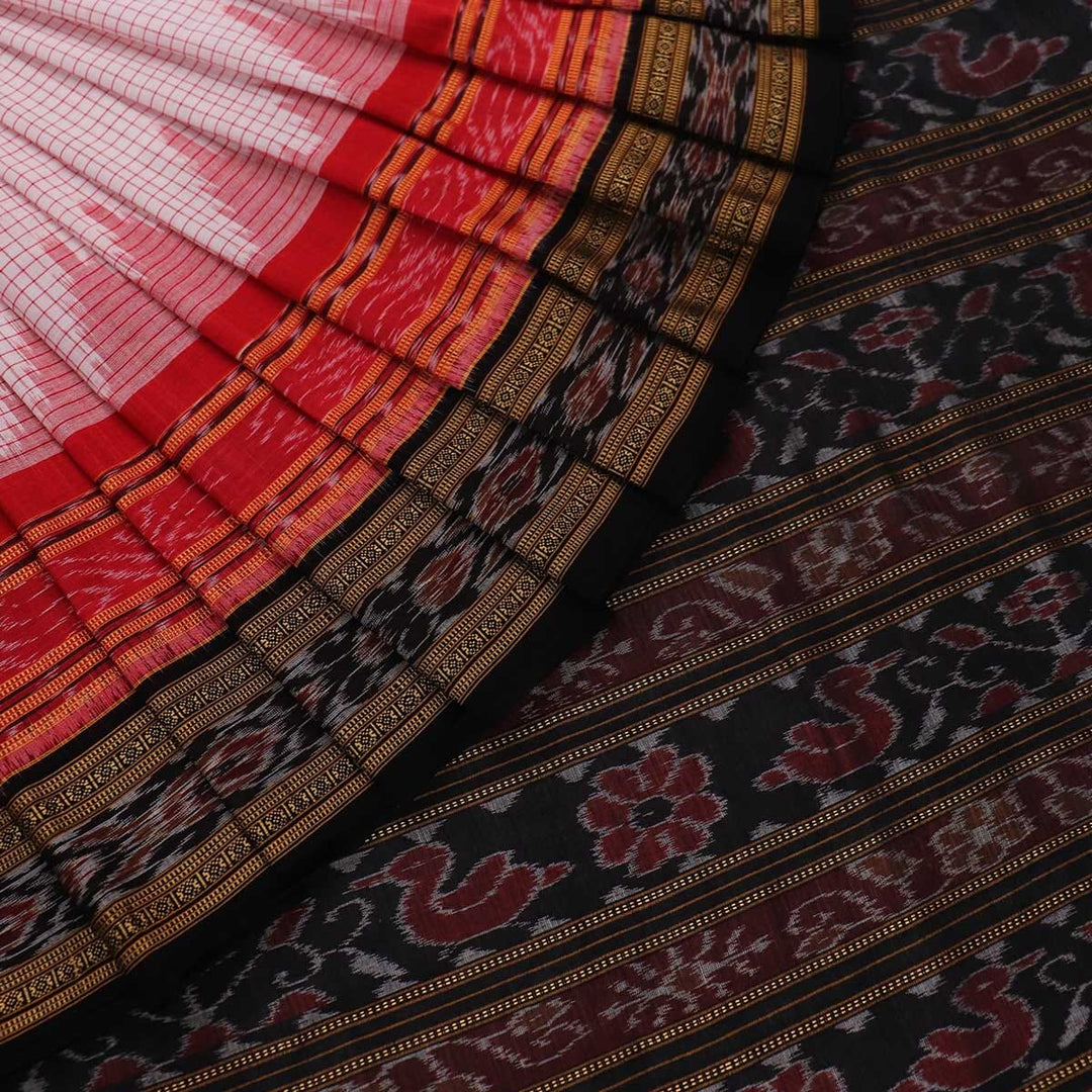Handloom Sambalpuri Cotton Ikkat Saree Handloom Saree_Cotton Priyadarshini Handloom