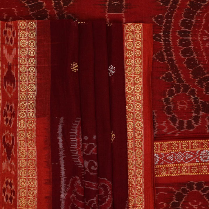 Handloom Sambalpuri Cotton Ikkat Saree Handloom Saree_Cotton Priyadarshini Handloom