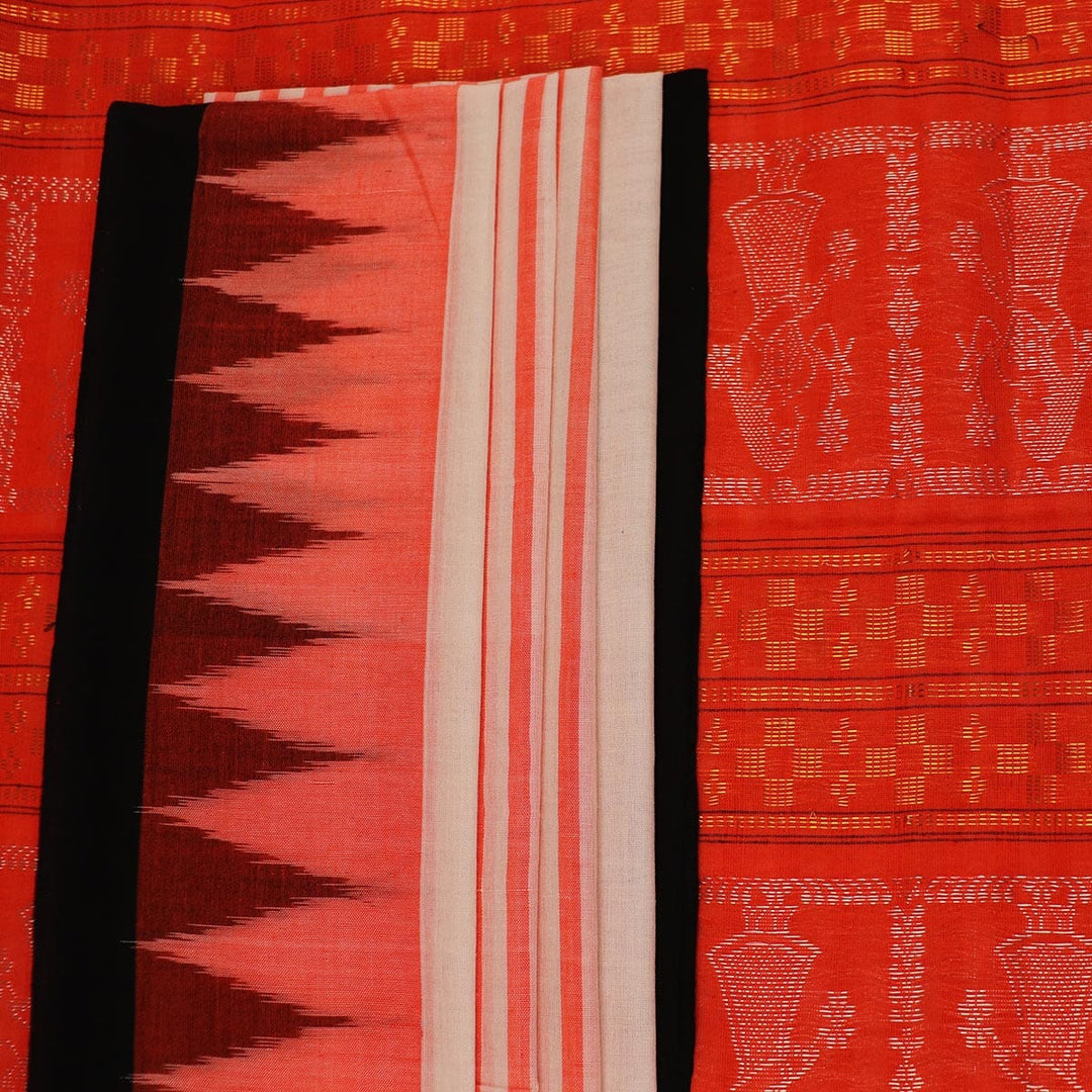 Handloom Sambalpuri Cotton Ikkat Saree Handloom Saree_Cotton Priyadarshini Handloom