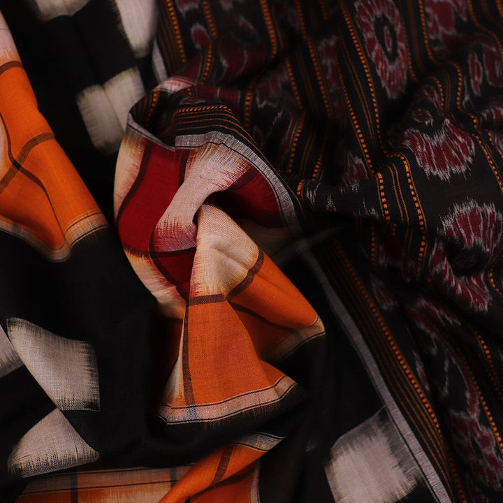Handloom Sambalpuri Cotton Ikkat Saree Handloom Saree_Cotton Priyadarshini Handloom