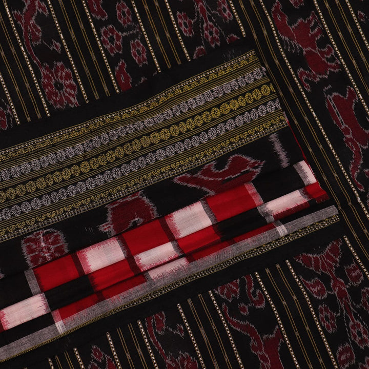 Handloom Sambalpuri Cotton Ikkat Saree Handloom Saree_Cotton Priyadarshini Handloom