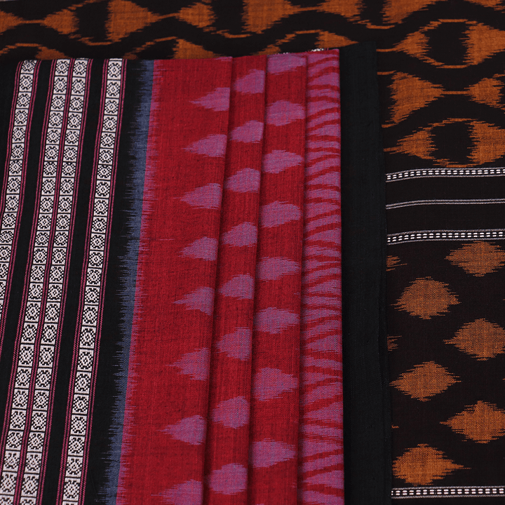 Handloom Sambalpuri Cotton Ikkat Saree Handloom Saree_Cotton Priyadarshini Handloom