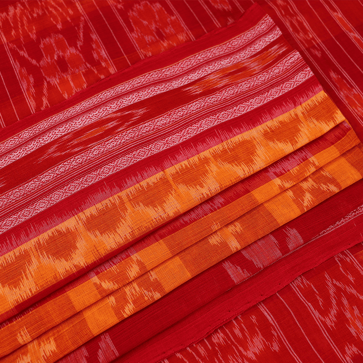 Handloom Sambalpuri Cotton Ikkat Saree Handloom Saree_Cotton Priyadarshini Handloom