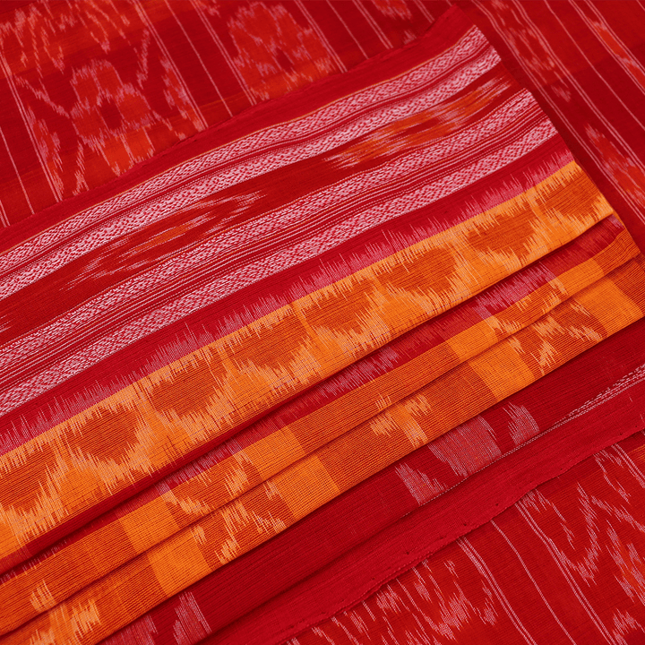 Handloom Sambalpuri Cotton Ikkat Saree Handloom Saree_Cotton Priyadarshini Handloom 