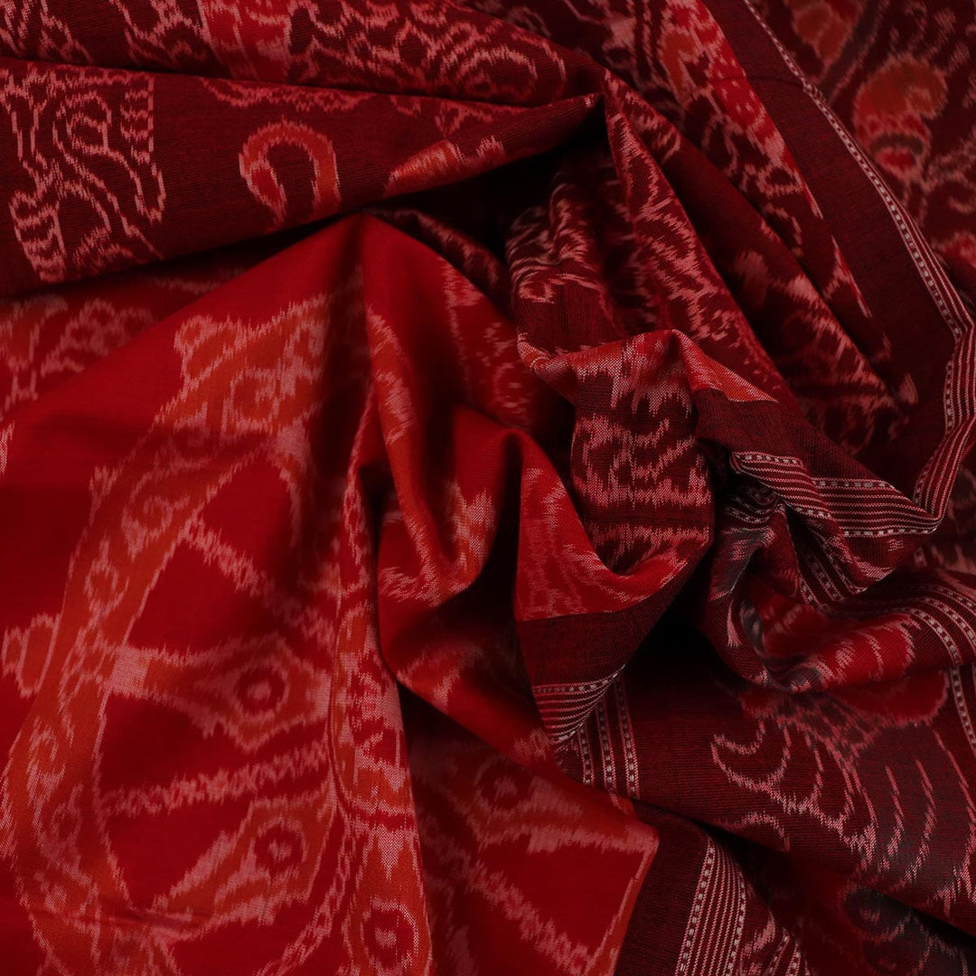 Handloom Sambalpuri Cotton Ikkat Saree Handloom Saree_Cotton Priyadarshini Handloom