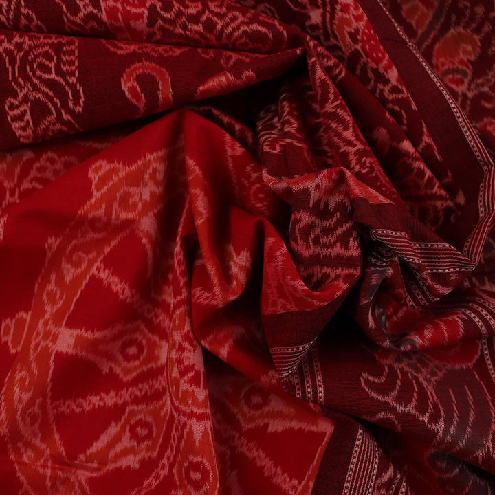 Handloom Sambalpuri Cotton Ikkat Saree Handloom Saree_Cotton Priyadarshini Handloom