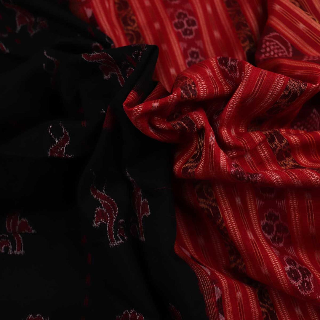 Handloom Sambalpuri Cotton Ikkat Saree Handloom Saree_Cotton Priyadarshini Handloom
