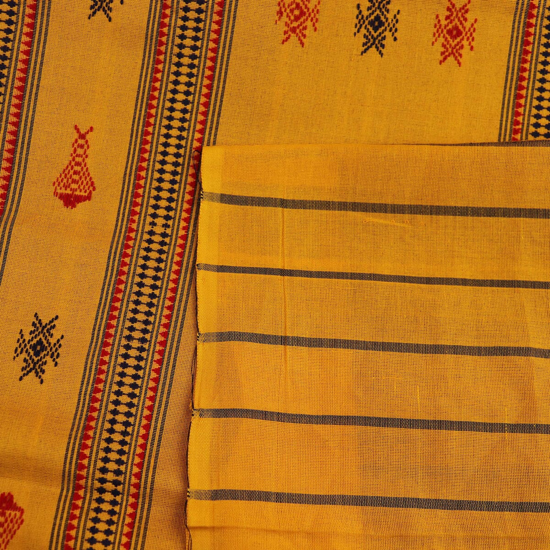 Handloom Sambalpuri Cotton Ikkat Saree Handloom Saree_Cotton Priyadarshini Handloom