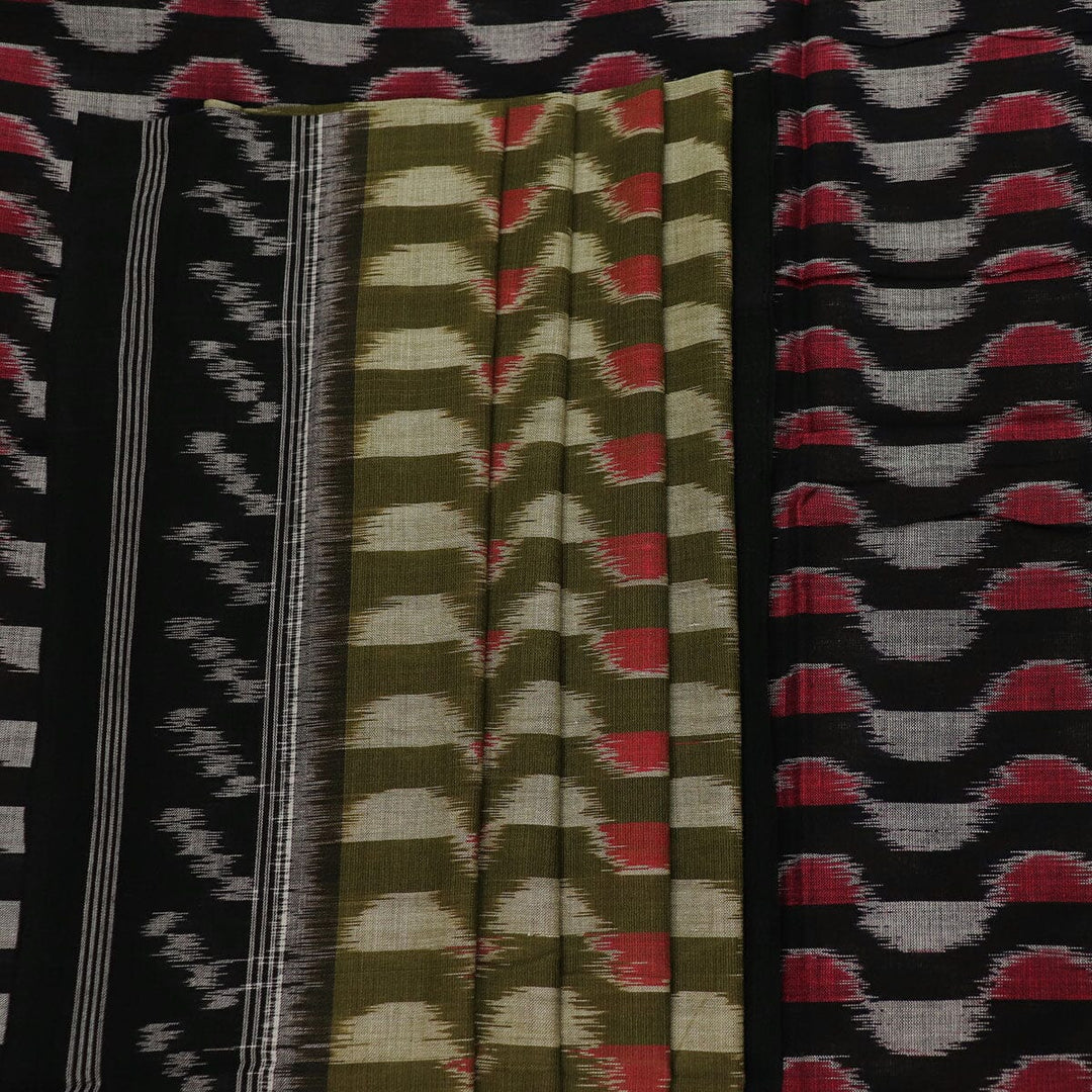 Handloom Sambalpuri Cotton Ikkat Saree Handloom Saree_Cotton Priyadarshini Handloom