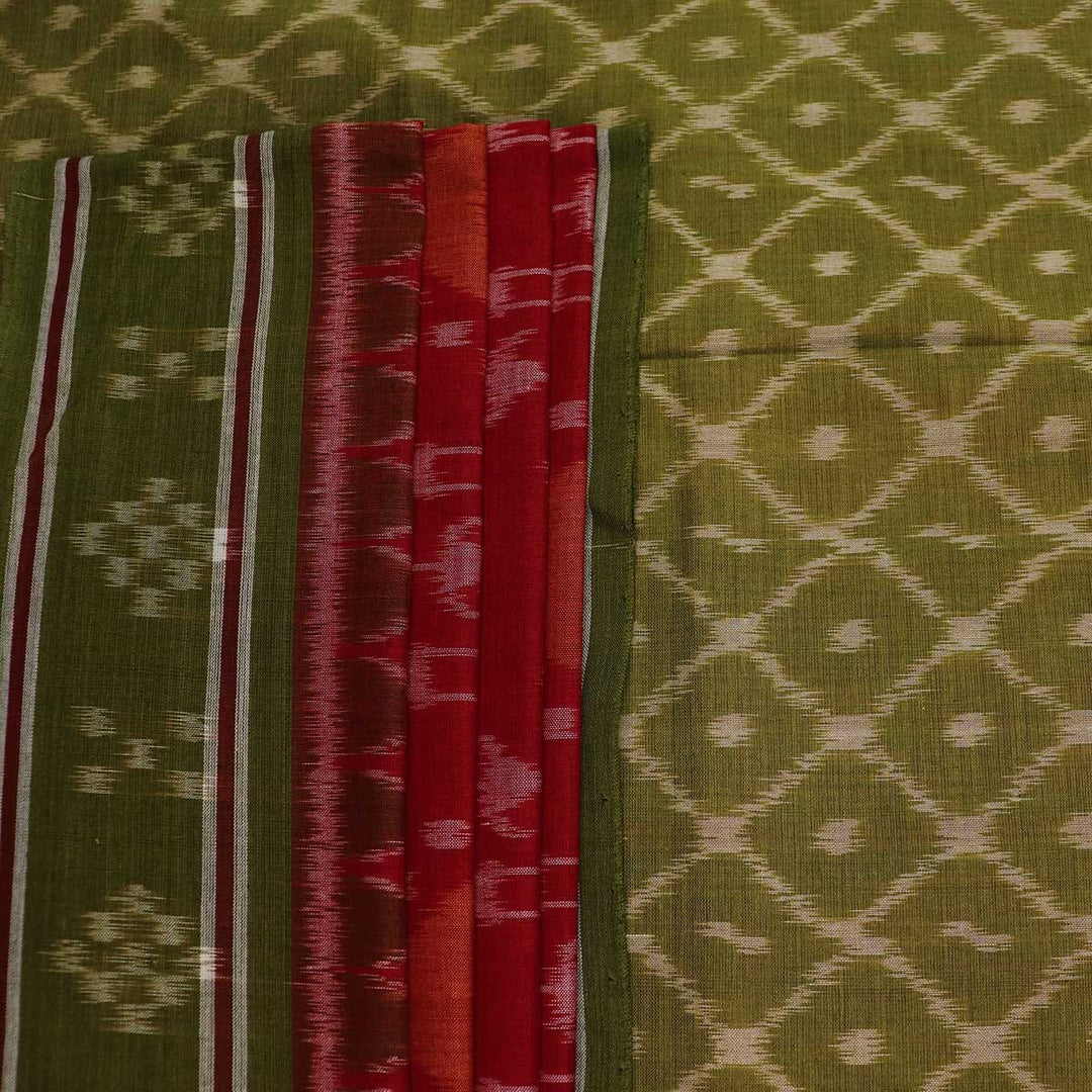 Handloom Sambalpuri Cotton Ikkat Saree Handloom Saree_Cotton Priyadarshini Handloom