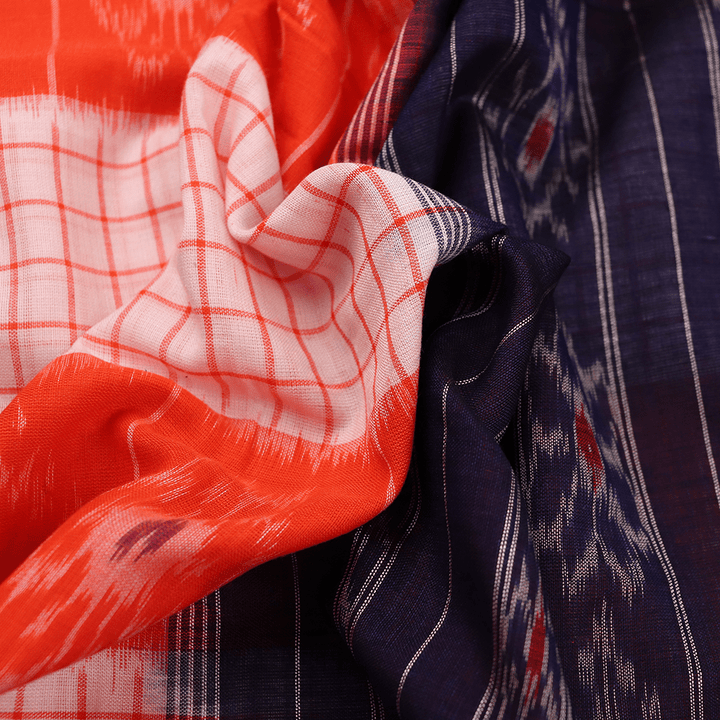 Handloom Sambalpuri Cotton Ikkat Saree Handloom Saree_Cotton Priyadarshini Handloom