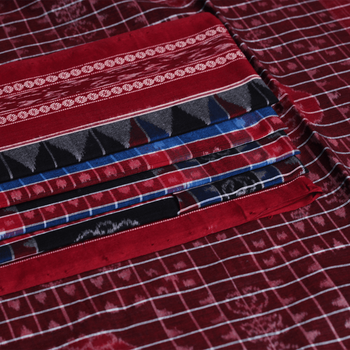 Handloom Sambalpuri Cotton Ikkat Saree Handloom Saree_Cotton Priyadarshini Handloom