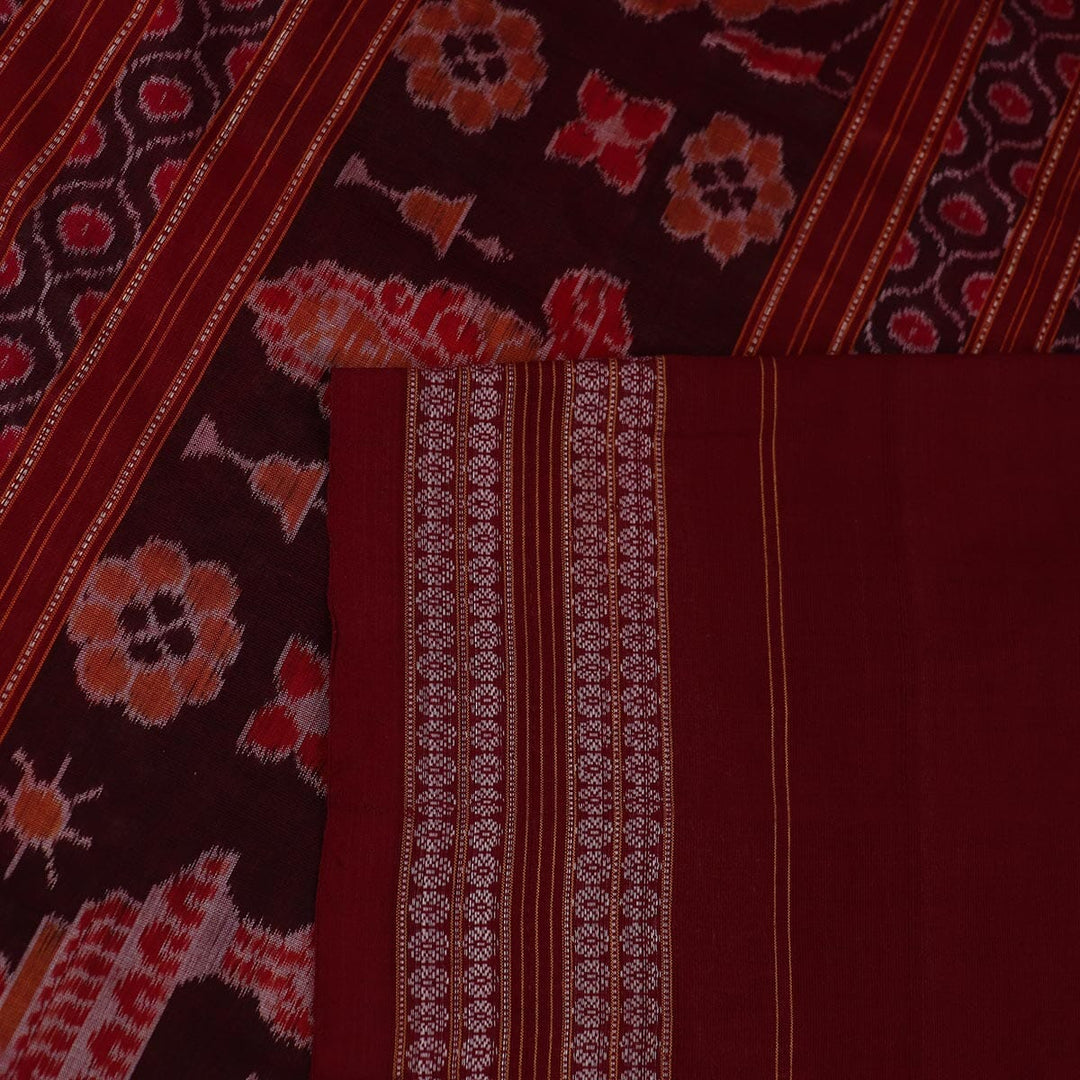 Handloom Sambalpuri Cotton Ikkat Saree Handloom Saree_Cotton Priyadarshini Handloom