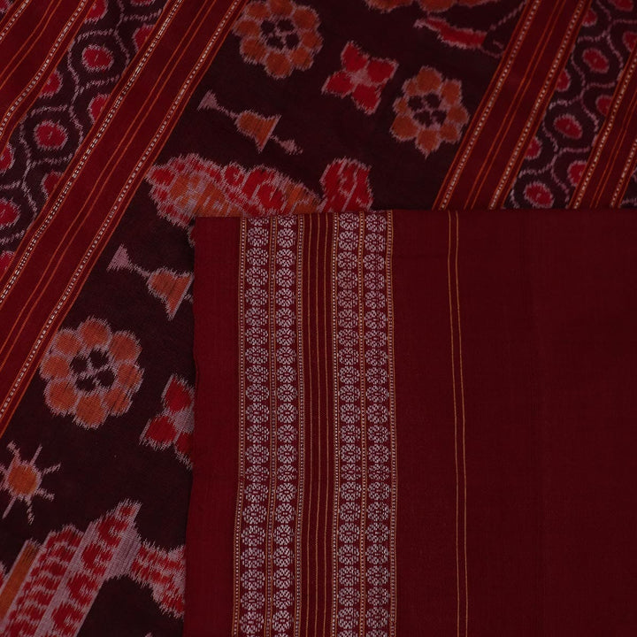 Handloom Sambalpuri Cotton Ikkat Saree Handloom Saree_Cotton Priyadarshini Handloom