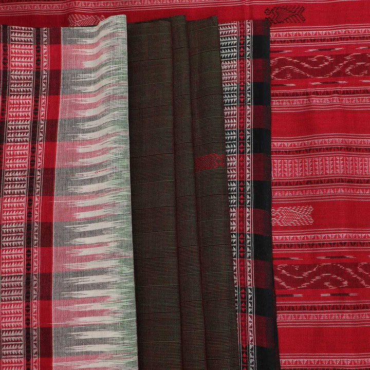 Handloom Sambalpuri Cotton Ikkat Saree Handloom Saree_Cotton Priyadarshini Handloom