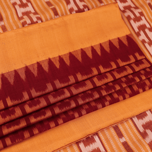 Handloom Sambalpuri Cotton Ikkat Saree Handloom Saree_Cotton Priyadarshini Handloom