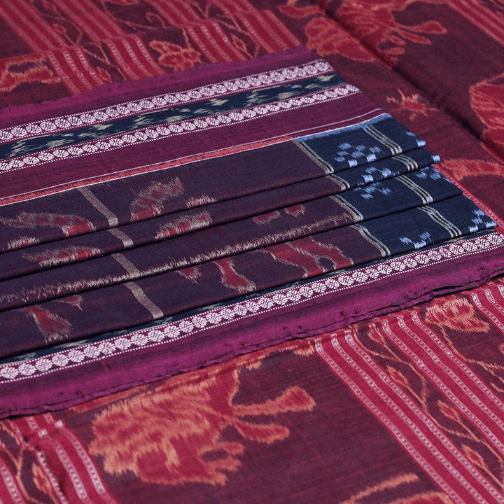 Handloom Sambalpuri Cotton Ikkat Saree Handloom Saree_Cotton Priyadarshini Handloom