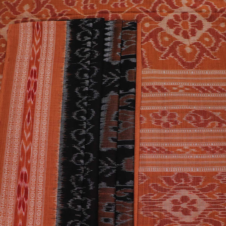 Handloom Sambalpuri Cotton Ikkat Saree Handloom Saree_Cotton Priyadarshini Handloom