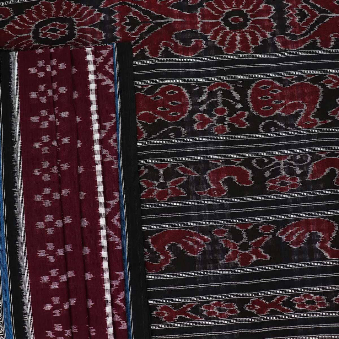 Handloom Sambalpuri Cotton Ikkat Saree Handloom Saree_Cotton Priyadarshini Handloom