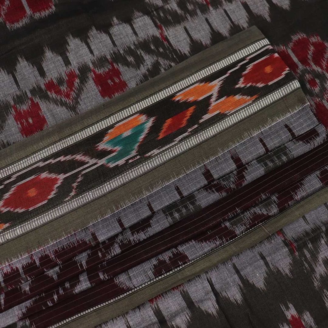 Handloom Sambalpuri Cotton Ikkat Saree Handloom Saree_Cotton Priyadarshini Handloom