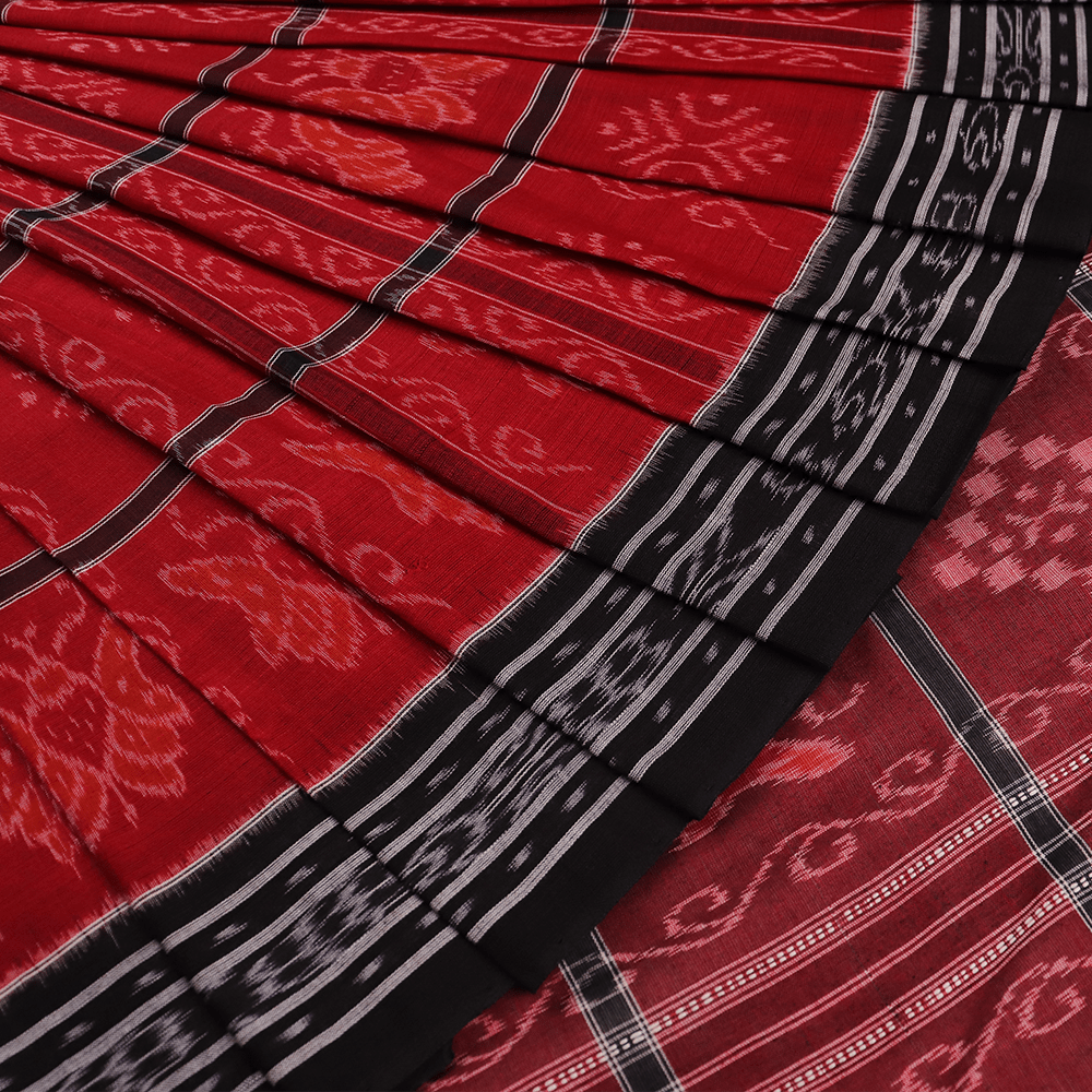 Handloom Sambalpuri Cotton Ikkat Saree Handloom Saree_Cotton Priyadarshini Handloom