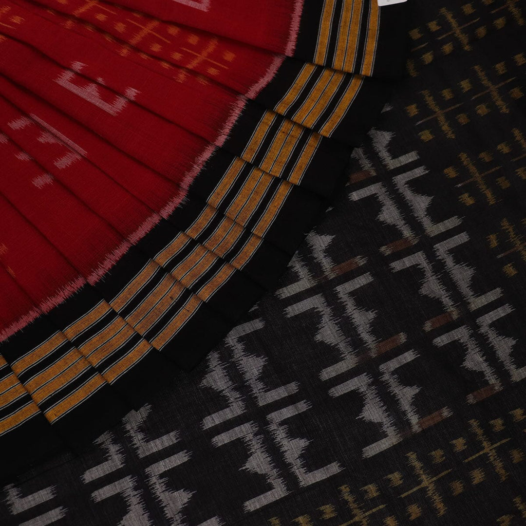Handloom Sambalpuri Cotton Ikkat Saree Handloom Saree_Cotton Priyadarshini Handloom