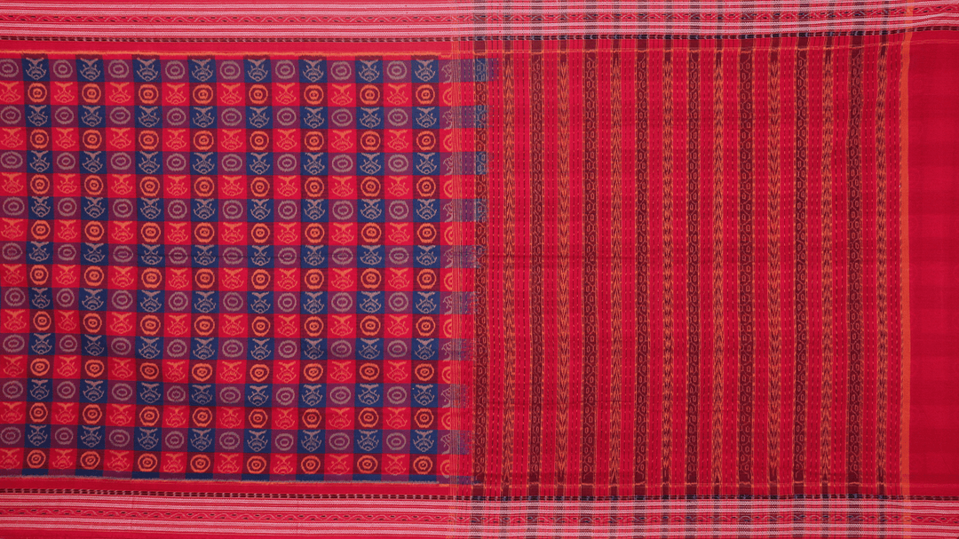 Handloom Sambalpuri Cotton Ikkat Saree Handloom Saree_Cotton Priyadarshini Handloom