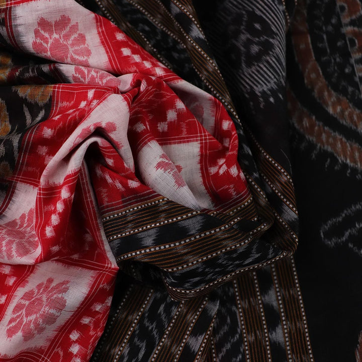 Handloom Sambalpuri Cotton Ikkat Saree Handloom Saree_Cotton Priyadarshini Handloom