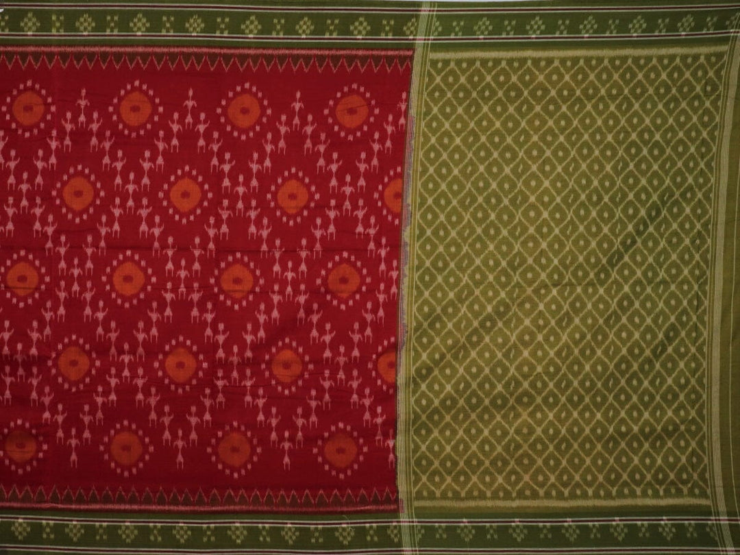 Handloom Sambalpuri Cotton Ikkat Saree Handloom Saree_Cotton Priyadarshini Handloom
