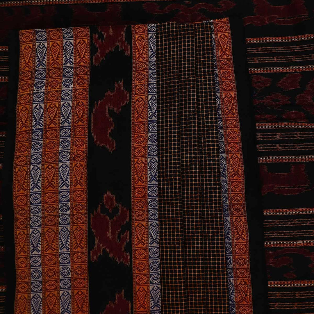 Handloom Sambalpuri Cotton Ikkat Saree Handloom Saree_Cotton Priyadarshini Handloom