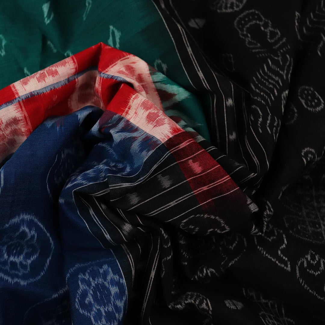Handloom Sambalpuri Cotton Ikkat Saree Handloom Saree_Cotton Priyadarshini Handloom