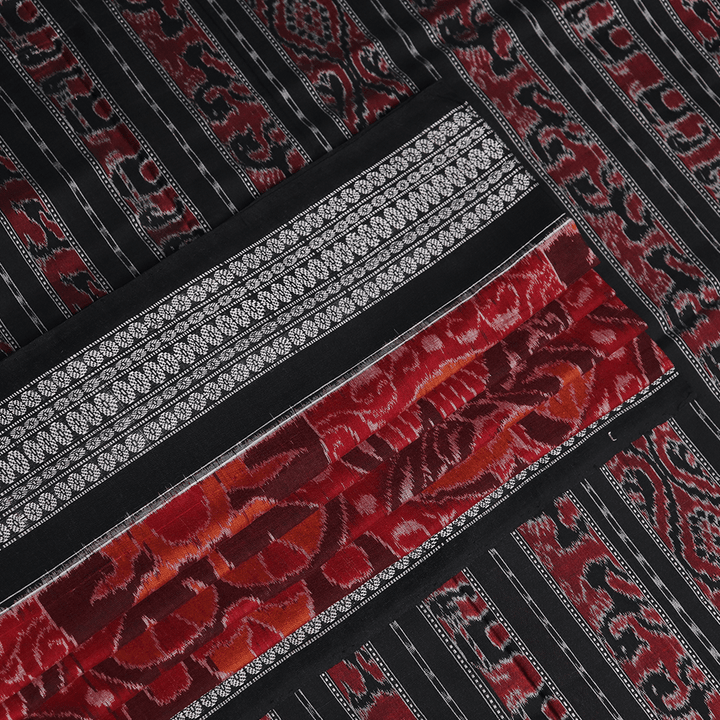 Handloom Sambalpuri Cotton Ikkat Saree Handloom Saree_Cotton Priyadarshini Handloom