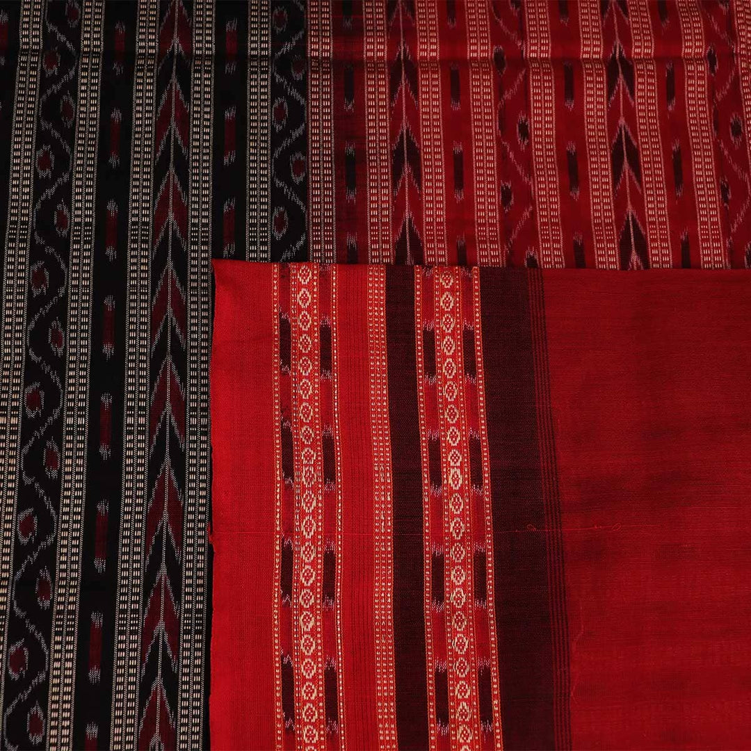 Handloom Sambalpuri Cotton Ikkat Saree Handloom Saree_Cotton Priyadarshini Handloom