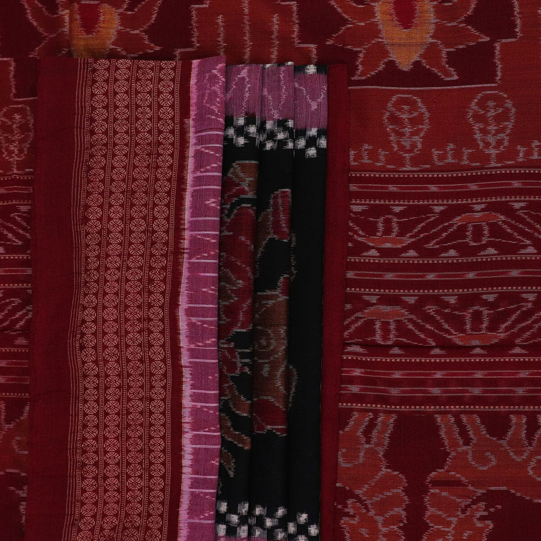 Handloom Sambalpuri Cotton Ikkat Saree Handloom Saree_Cotton Priyadarshini Handloom