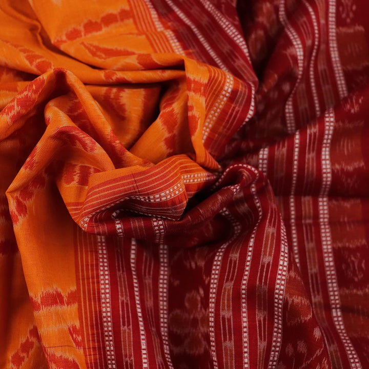 Handloom Sambalpuri Cotton Ikkat Saree Handloom Saree_Cotton Priyadarshini Handloom