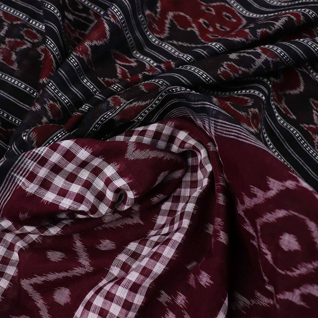 Handloom Sambalpuri Cotton Ikkat Saree Handloom Saree_Cotton Priyadarshini Handloom