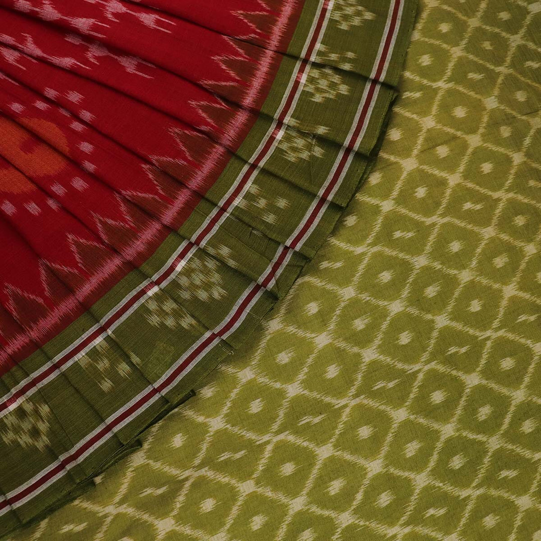 Handloom Sambalpuri Cotton Ikkat Saree Handloom Saree_Cotton Priyadarshini Handloom