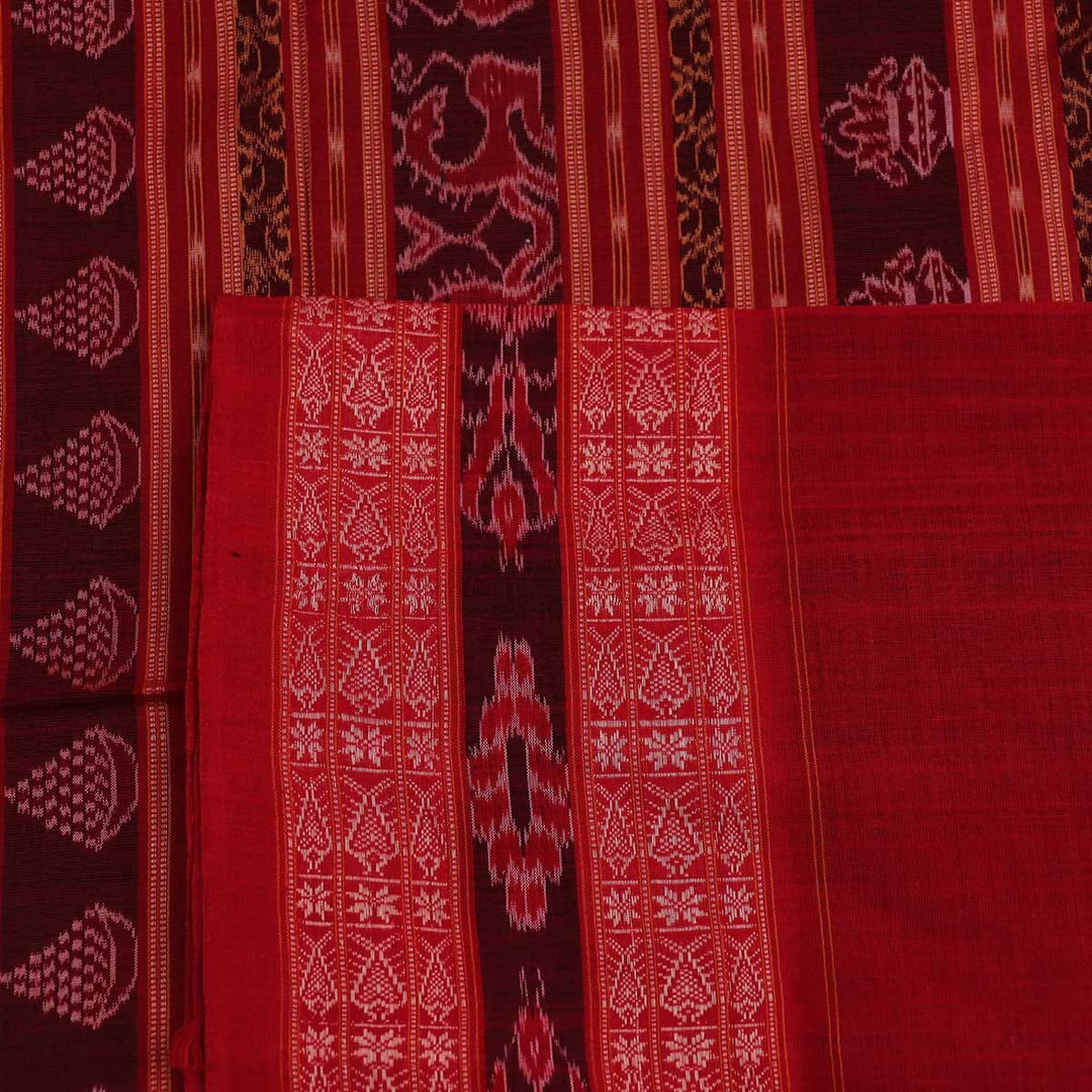 Handloom Sambalpuri Cotton Ikkat Saree Handloom Saree_Cotton Priyadarshini Handloom