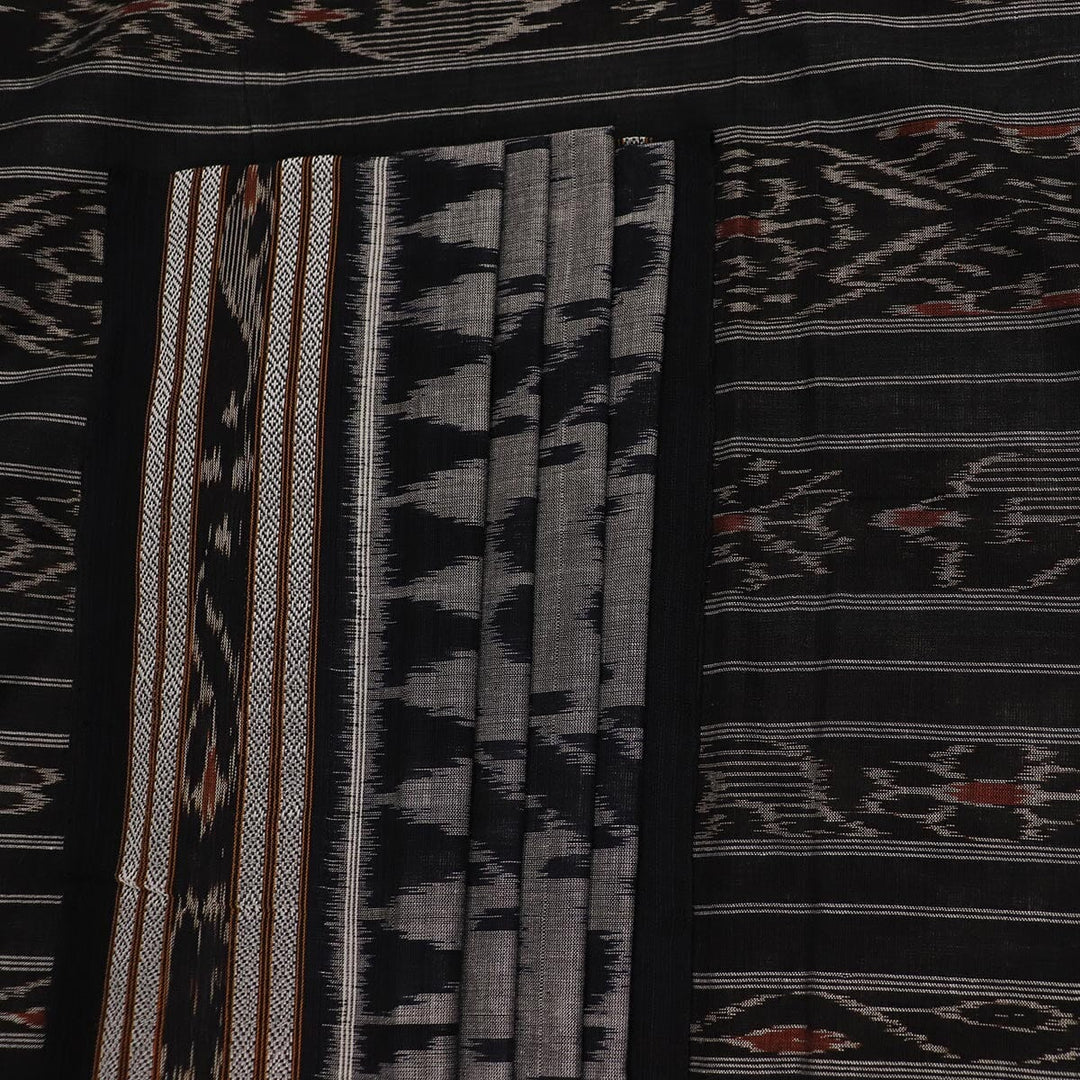 Handloom Sambalpuri Cotton Ikkat Saree Handloom Saree_Cotton Priyadarshini Handloom