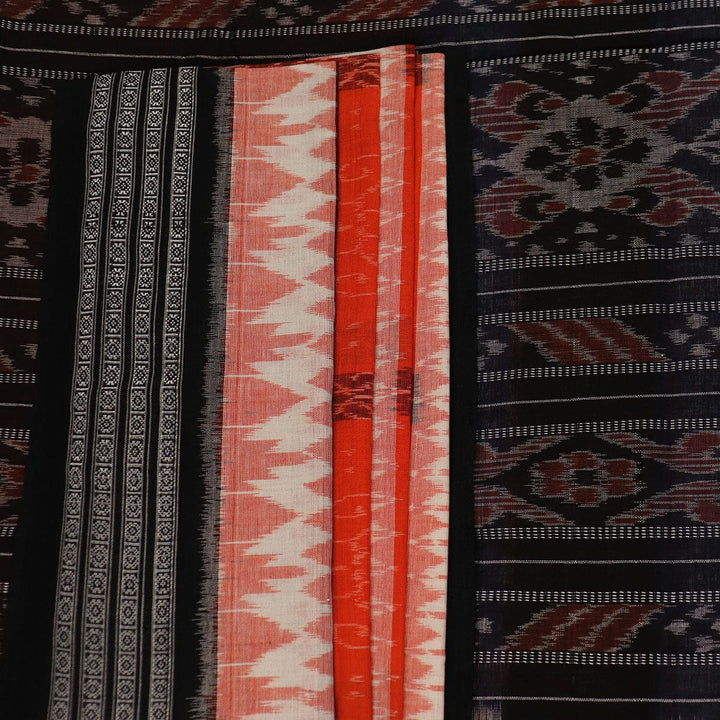 Handloom Sambalpuri Cotton Ikkat Saree Handloom Saree_Cotton Priyadarshini Handloom