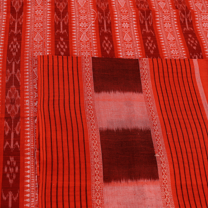 Handloom Sambalpuri Cotton Ikkat Saree Handloom Saree_Cotton Priyadarshini Handloom
