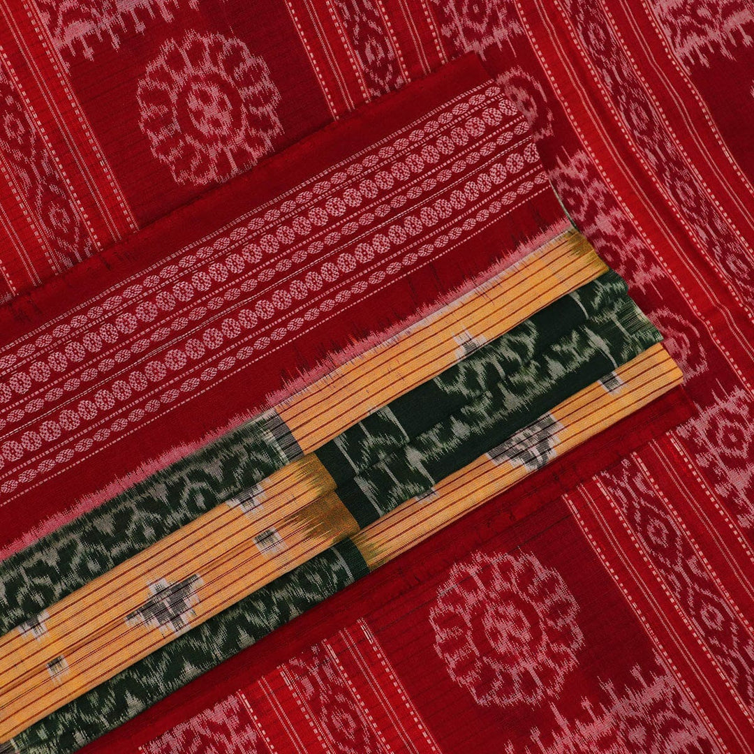 Handloom Sambalpuri Cotton Ikkat Saree Handloom Saree_Cotton Priyadarshini Handloom