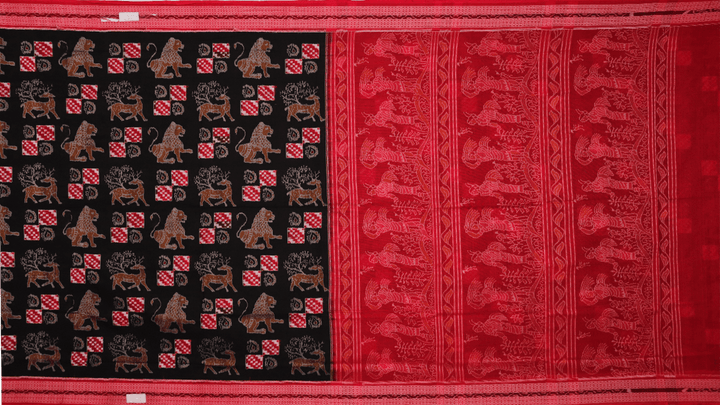 Handloom Sambalpuri Cotton Ikkat Saree Handloom Saree_Cotton Priyadarshini Handloom