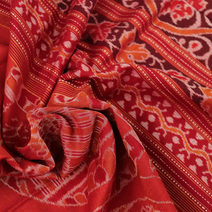 Handloom Sambalpuri Cotton Ikkat Saree Handloom Saree_Cotton Priyadarshini Handloom