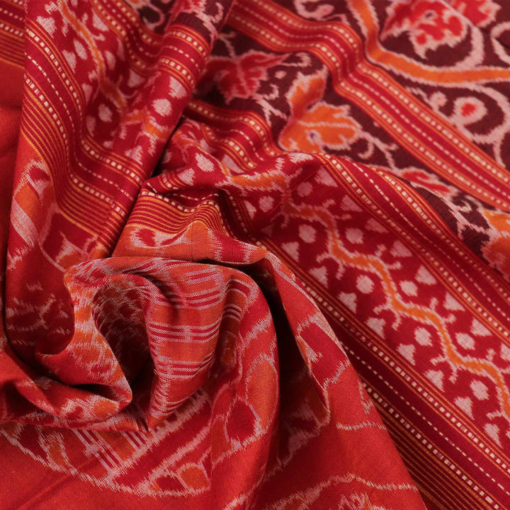 Handloom Sambalpuri Cotton Ikkat Saree Handloom Saree_Cotton Priyadarshini Handloom 