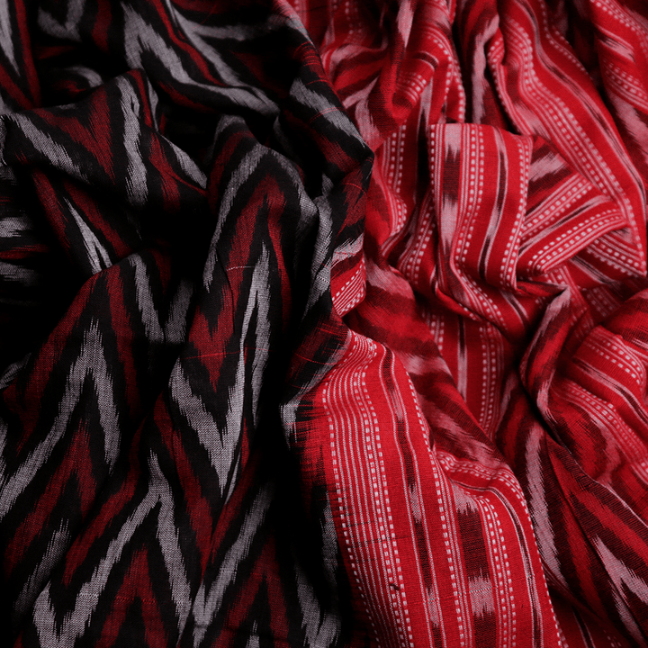 Handloom Sambalpuri Cotton Ikkat Saree Handloom Saree_Cotton Priyadarshini Handloom