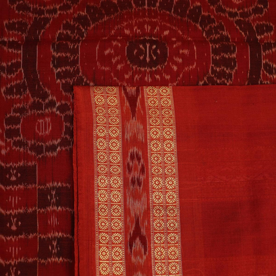 Handloom Sambalpuri Cotton Ikkat Saree Handloom Saree_Cotton Priyadarshini Handloom