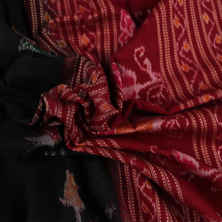 Handloom Sambalpuri Cotton Ikkat Saree Handloom Saree_Cotton Priyadarshini Handloom